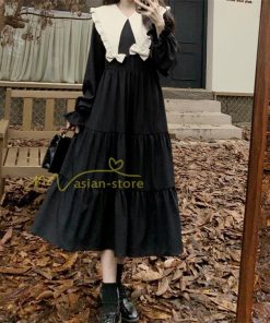 マキシ | Aラインワンピース 秋 レディース ワンピース 高級感 30代40代ワンピース 大人 カワイイ 二次会 長袖ワンピ ロングワンピース お呼ばれワンピース ミモレ丈