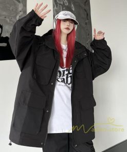 コート・ジャケット | ジャケット レディース アウター 長袖 ブルゾン メンズ パーカー フード付き マウンテンパーカー トップス 20代30代 Oversize ゆったり 40代50代 秋冬 羽織り