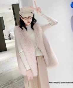 ベスト | ボリュームフェイクファーファー毛皮レディース 冬 フェイクファー 毛皮コート アウター ノースリーブ ふわふわ 秋冬 前開き ジレ