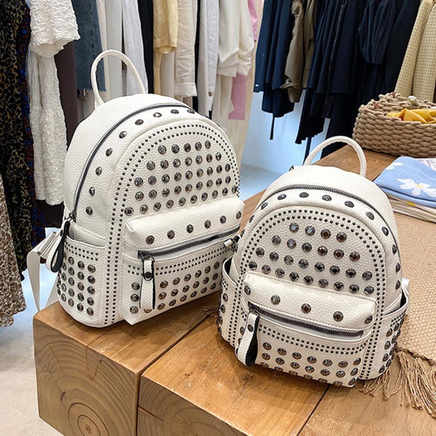 リュック | スタッズ リュックサック 女子 おしゃれ