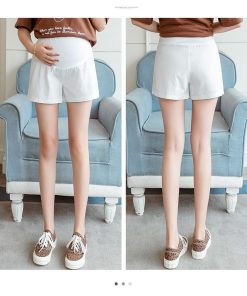 パンツ レギンス | マタニティパンツ コットン綿ショートパンツ ショーパン ボトムス 短ズボン マタニティウェア M L XXL アジャスター ゆったりカジュアル マタニティ服 XL