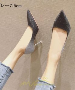 パンプス | レディース 美脚ハイヒール ピンヒール スエード フォーマル パーティー 痛くない 結婚式 二次会 女性 通勤用 7.5cm プレゼント 仕事