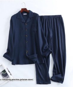 パジャマ　ルームウェア | パジャマ メンズ 前開き 長袖 秋新作 春 秋 綿糸 上下セット 男性 薄手 ルームサプリ セットアップ 大きいサイズ 無地 ルームウェア おしゃれ シンプル