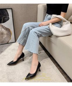 パンプス | 痛くない ハイヒール 黒 黄色 歩きやすい ポインテッドトゥ 5.5cm7.5cm 冠婚葬祭 脱げない 軽量 走れる リクルート OL 通勤 シューズ レディース 面接