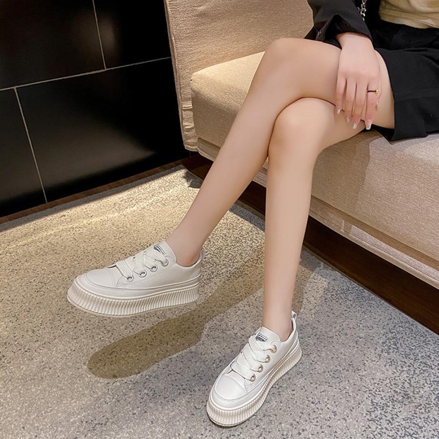 シューズ | 厚底スニーカー レディース ローカット靴