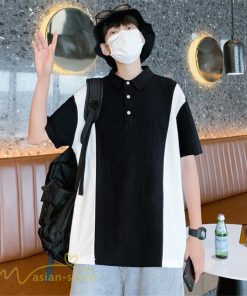 Tシャツ | ポロシャツ メンズ 切り替え メンズシャツ 半袖 カジュアル シンプル 無地 ポロ プルオーバー 夏新作 カッコウイイ トップス 半袖サマーシャツ 夏服