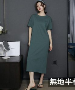 マキシ | ワンピース 半袖 長袖 レディース 秋物 夏服 Tシャツワンピース ロングTシャツ ミモレ丈 五分袖 ルームウェア 20代30代40代 ロングワンピース ストレート