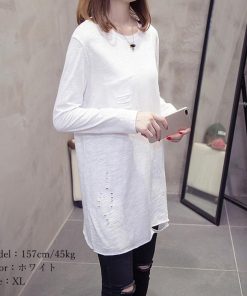 シャツ・ブラウス | Tシャツ 長袖 レディース 韓国風 ロンｔ春