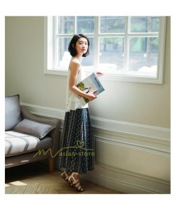 スカート | マキシロング ワイド フレア ゆったり バイカラー 春 夏 秋 冬 レディース 体系カバー Aライン プリーツシフォン 20代30代40代50代