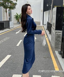 タイト | ワンピースタイトワンピース長袖 上品 セクシー高級感 ワンピース タイトワンピース シャツワンピース スリム 美ライン お呼ばれ エレガント シルエット