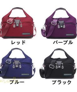 女性用バッグ | ショルダーバッグ レディース 斜めがけ 肩掛け 軽量 斜め ショルダー ママバッグ マザーズバッグ ナイロン バッグ カバン 収納 便利 防水 カジュアル 肩掛け