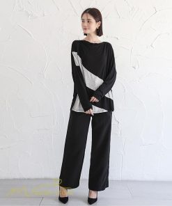 ｔシャツ・カットソー | カットソー レディース 長袖tシャツ シンプル ゆったり 着痩せ 体型カバー 長袖 秋コーデ ボートネック 切り替え 大人 Tシャツ 大人 カジュアル フリーサイズ