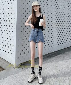 ショートパンツ | レディース デニム 短パン ジーンズ ボトムス 20代30代40代 カジュアル お出かけ 通勤通学 韓国風 ファッション 上品 着痩せ