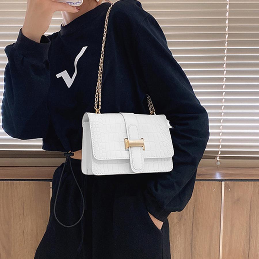 ショルダーバッグ | クロコ型押 レディース