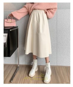 スカート | フレア革レザーボトムス ロングフレアAライン 秋冬 レディース ボトムス 通勤 大人気 キレイめ 着痩せ