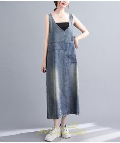 オーバーオール サロペット | デニム サロペット スカート オーバーオール ジャンパースカート レディース 可愛い オシャレ ポケット付き ロング 20代30代40代50代 オールインワン 夏秋