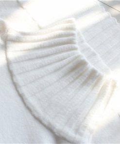 ニット・セーター | ニット カットソー セーター レディース ハイネック ショート丈トップス 長袖 プルオーバー 柔らか 防寒 インナー アウター スリム 真空 黒 暖か ふんわり 白