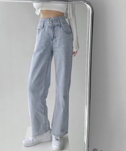 デニム | ハイウエスト デニムパンツ レディース