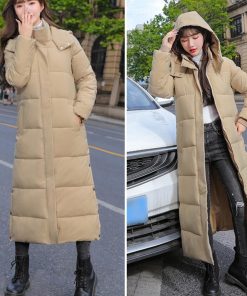 トレンチコート | フード付きキルティングコート レディース