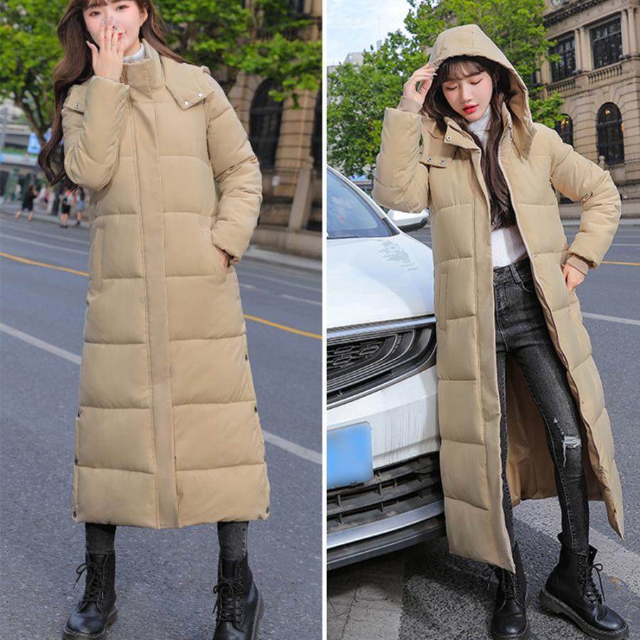トレンチコート | フード付きキルティングコート レディース