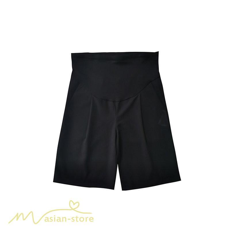 パンツ レギンス | ハーフパンツ ワイドパンツ マタニティパンツ ゆったり おしゃれ 上品 大きいサイズ 上品 マタニティウェア ポケット付き ウエスト調整 サマー 妊婦服 ママ