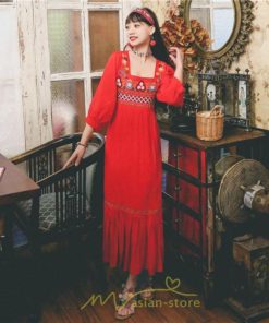 マキシ | 長袖ワンピース レディース 夏秋 コットン 10代 20代 30代 40代 50代 マキシワンピース ロングワンピース おしゃれ 着痩せ 大人可愛い 綺麗 かわいい