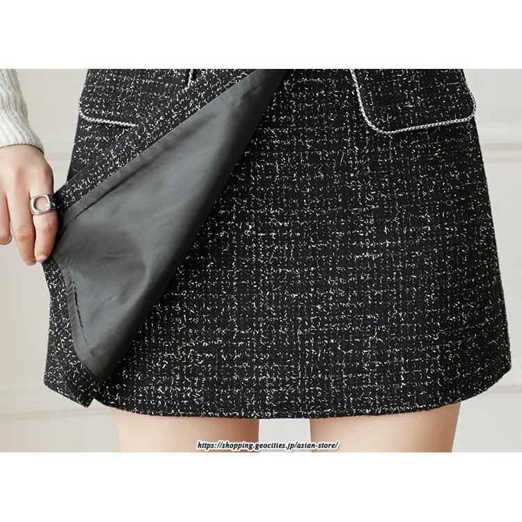 スカート | ミニレディース Aライン タイト ショート丈 キュロットラシャ 暖か カジュアル お出かけ 韓国風 2022秋冬 着回し 通勤 新作