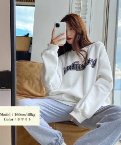 Tシャツ・カットソー | 裏起毛スウェット トレーナー レディース