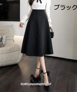 スカート | ロング秋 冬 レディース ボトムス ロング ゆったり Aライン秋 冬 春 キレイめ 着痩せ 2022新作 通勤 通学 細見え 高見え 40代 50代 20代 30代