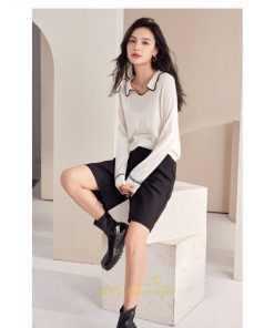 ニット・セーター | ニット レディース トップス 長袖 セーター プルオーバー シンプル 着痩せ 20代30代40代50代 お出かけ オシャレ 日常着 可愛い 部屋着 カジュアル