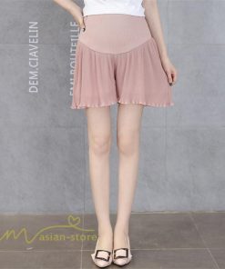 ショートパンツ | パンツ マタニティパンツ ハットパンツ マタニティウェア 可愛い ショート丈 夏 サマーパンツ 着痩せ マタニティウェア ソフト ウエスト調整 上品 ゆったり