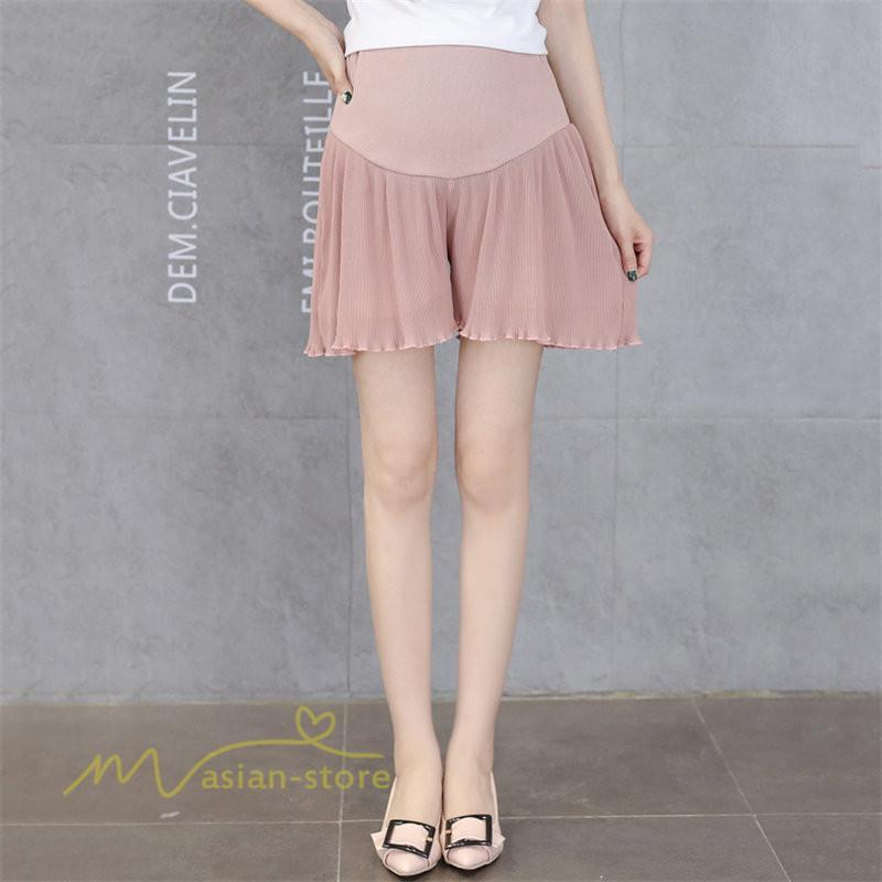 ショートパンツ | パンツ マタニティパンツ ハットパンツ マタニティウェア 可愛い ショート丈 夏 サマーパンツ 着痩せ マタニティウェア ソフト ウエスト調整 上品 ゆったり