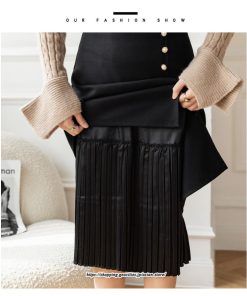 スカート | ロングプリーツカート Aライン 秋冬 レディース ボトムス 通勤 着痩せ キレイめ 20代30代40代50代 カジュアル 上品 ラシャ 大人気