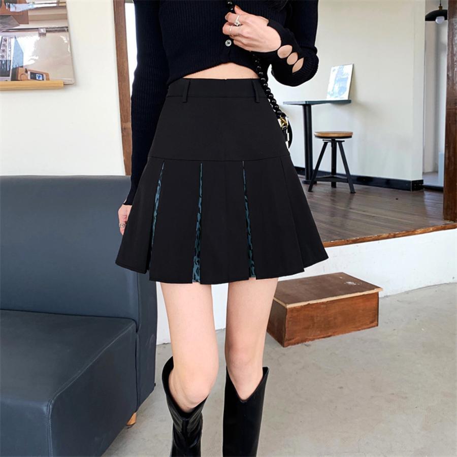 ミニスカート | ボックスプリーツスカート美脚ミニスカート