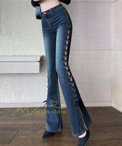 チノ・テーパード・ジョガー・スキニーパン | ブーツカット デニムパンツ レディース フレア ロング丈 カットオフ ストレッチ ハイウェスト コーデ ジーンズ 20代30代40代 スリット 脚長 美脚パンツ 新作