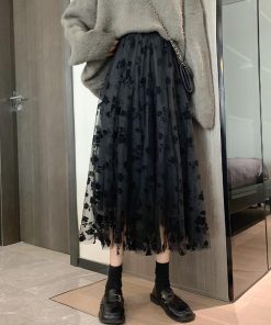 フレアスカート | チュールスカート 春秋夏冬 2層チュール