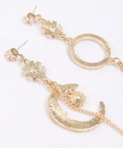 その他アクセサリー | 大ぶりピアス イヤリング ロングピアス レディース アシンメトリー 揺れる キラキラ