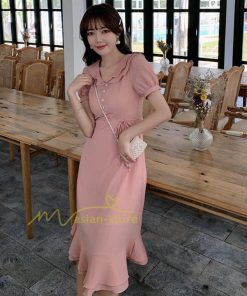 マキシ | ワンピース レディース 夏 40代 きれいめ 膝丈ワンピース 夏 半袖 ワンピ フリル ロング丈ワンピ オシャレ 着痩せ 新作 お出かけ カジュアル 通勤通学 上品 春物