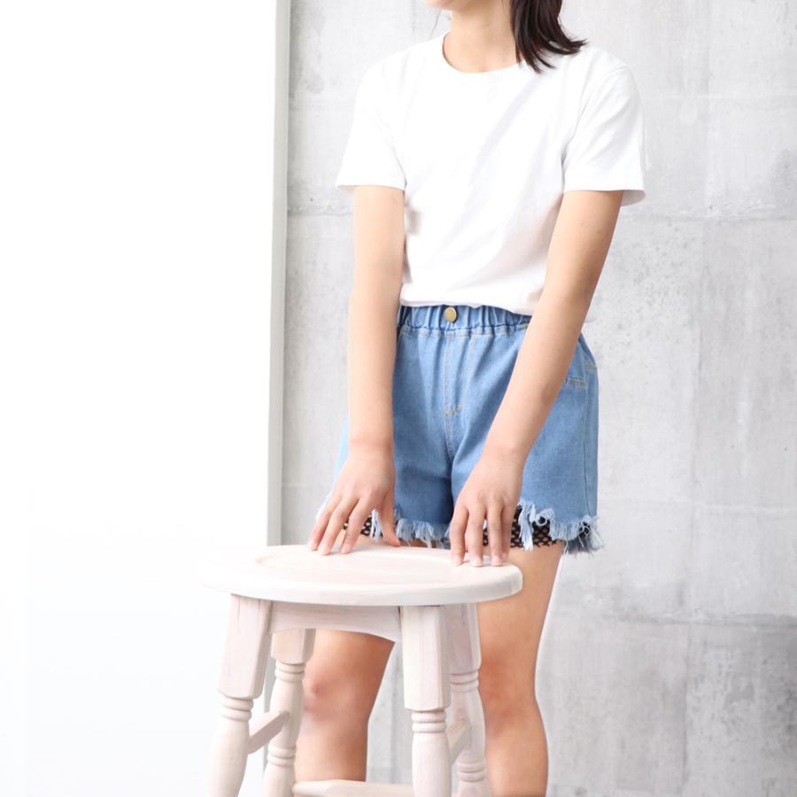 (子供)その他 | キッズ ダメージ デニムショートパンツ