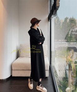マキシ | スウェットワンピース ロングワンピース スウェット ロングパーカー ゆったり パーカーワンピース 体型カバー 大きいサイズ かわいい 50代 秋冬 20代30代 大人