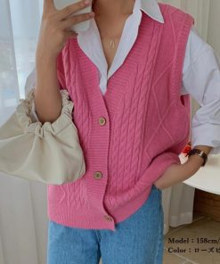 ニット・セーター | Vネック ニットベスト レディース春秋冬