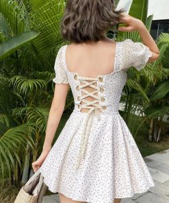 ビキニ | 水着 オールインワン 夏 パフスリーブ