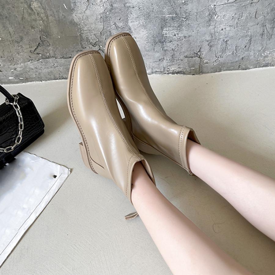 ショートブーツ | フルジップブーツ 美脚