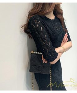 ミディアム | ワンピース レディース ニットワンピース 膝丈ワンピース タイト 膝丈 ミディアム丈 ハーフスリーブ 半袖ワンピース ワンピース 上品 スリム ニット きれいめ