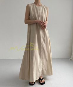 マキシ | ロングワンピース 夏ワンピース ノースリーブ タンクトップワンピース 30代40代 無地 フレアワンピース Aラインワンピース 50代60代 可愛い 大人