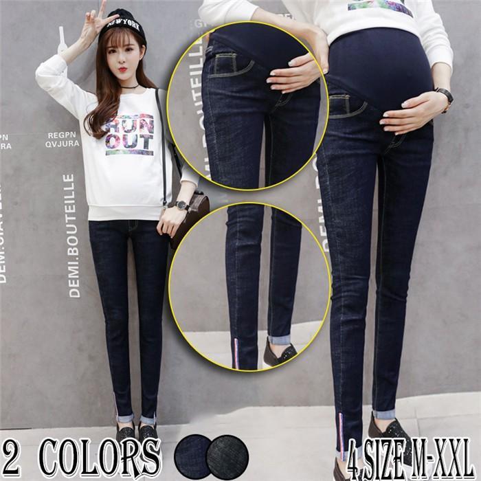 セール | マタニティデニムパンツ テーパードパンツ 産前産後 着痩せ 妊婦パンツ 妊娠パンツ デニムパンツ 調整できる 春 秋 無地 可愛い マタニティ ママ お腹包み