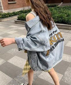 その他コート、アウター | デニムジャケット レディース バックロゴ