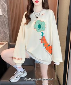 パーカー | トレーナー レディース 大きいサイズ 韓国 長袖 重ね着風 スウェット トップス 秋 冬 レイヤード風 切り替え 快適 楽ちん 着痩せ 秋服 重ね着 大人 送料無料