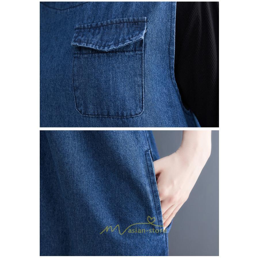 オーバーオール サロペット | ジャンパースカート 大人 春 夏 秋 レディース デニム ジャンスカ サロペット ワンピース サロペット おしゃれ 20代 40代 大きいサイズ 30代