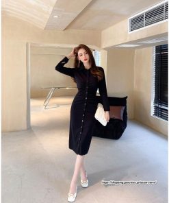 タイト | セクシーワンピース 二次会ワンピース 上品 高級感 ワンピース 長袖 タイトワンピース スリム 美ライン 通勤 結婚式 オフィス お呼ばれワンピース フォーマル